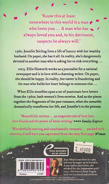 THE LAST LETTER FROM YOUR LOVER
